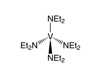 Tetrakis(diethylamino)vanadium(IV) - CAS:219852-96-7 - Tetrakis(diethylamido)vanadium(IV), Tetra(diethylamino)vanadium, TDEAV